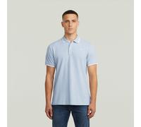 G-STAR Dunda Slim Stripe Poloshirt Hellblau XL light wave D17127-5864-599-XL