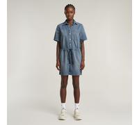 G-Star Damen Easy Short Jumpsuit, Blau (faded blue mist D26056-D944-H134), L