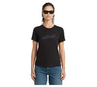 T-Shirt G-STAR "Embro Logo T-Shirt", Damen, Gr. XXS, dk schwarz, Obermaterial: 100% Baumwolle, Shirts T-Shirt (18564514-XXS) dk schwarz