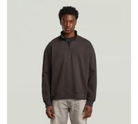 G-STAR Essential Loose Half Zip Sweater Braun S deep brown D27085-D395-A926-S