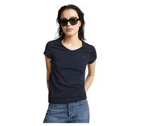 G-STAR Eyben Slim V-Neck Top 2.0 Dunkelblau XXS osaka blue D24533-4107-3873-XXS