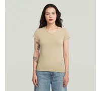 G-STAR Eyben Slim V T-Shirt 2.0 Beige S Cream D24533-4107-137-S