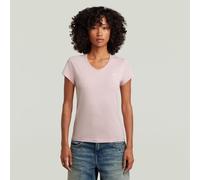 G-STAR Eyben Slim V T-Shirt 2.0 Pink L burnished lilac D24533-4107-H872-L