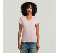 G-STAR Eyben Slim V T-Shirt 2.0 Pink S burnished lilac D24533-4107-H872-S