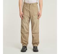 Wirkhose G-STAR "Fatigue 3D Relaxed Hose", Herren, Gr. 33, Länge 30, beige (toggee), Obermaterial: 70% Baumwolle, 30% Baumwolle, Hosen (98038834-33) toggee