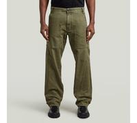 Cargohose G-STAR "Fatigue Cargo Pants", Damen, Gr. 32, Länge 34, shadow olive gd, Obermaterial: 70% Baumwolle, 30% Baumwolle, Hosen Cargohose (37038167-32) shadow olive gd