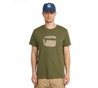 G-star Finger Print Burger Kurzarm-t-shirt XL Shadow Olive