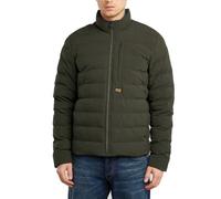 Steppjacke G-STAR "Foundation liner", Damen, Gr. M, grau (asfalt), Obermaterial: 100% Polyester, unifarben, regular fit, Jacken Steppjacke, mit Brusttasche (94681657-M) asfalt