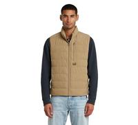 Softshellweste G-STAR "Foundation Liner Weste", Herren, Gr. XXL, safari, Obermaterial: 50% Polyester, 50% Polyester, Westen (19956138-XXL) safari