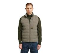G-Star Raw Steppweste mit Label-Patch Modell 'Foundation' in Khaki, Größe S