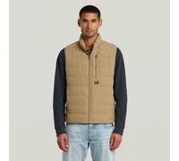 G-STAR Foundation Liner Vest, Men's Jacket, Color Beige, Size XXL