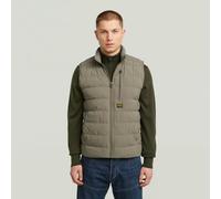 G-Star Raw Steppweste mit Label-Patch Modell 'Foundation' in Khaki, Größe S