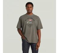 G-STAR Front Angry Bee T-Shirt Braun XL turf D29297-E401-C982-XL