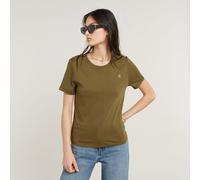 G-Star RAW Women's Front Seam Top T-Shirt, Grün (Antic Green D24499-4107-735), Small