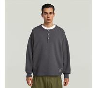 G-STAR G-S016 Henley Sweatshirt Mehrfarbig L Anthracite Heather D28678-E480-4980-L