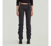 5-Pocket-Jeans G-STAR "G-Staq Low Bootcut Jeans", Damen, Gr. 30, Länge 30, worn in schwarz obsidian, Obermaterial: 25% Baumwolle, Jeans 5-Pocket-Jeans (68669965-30) worn in schwarz obsidian