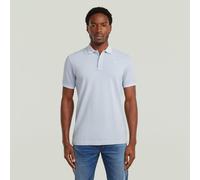 Poloshirt G-STAR "Dunda Overdyed Slim Poloshirt", Herren, Gr. S, lt wave gd, Obermaterial: 95% Baumwolle, 5% Elasthan, Shirts (53151864-S) lt wave gd