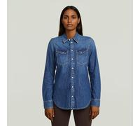 Slim western shirt ls XXL