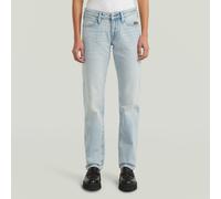 Straight-Jeans G-STAR "Lennoxx Slim Straight Wmn", Damen, Gr. 31, Länge 32, sun faded blau galena, Denim/Jeans, Obermaterial: 99% Baumwolle, 1% Elasthan, straight fit lang, Jeans Straight-Jeans, mit s