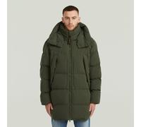 Parka G-STAR "G-Whistler Padded Hooded Parka 2.0", Damen, Gr. XXL, asfalt, Obermaterial: 50% Polyester, 50% Polyester, Jacken Parka (40300960-XXL) asfalt