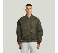 G-Star Raw Regular Fit Bomberjacke mit Stehkragen in Oliv, Größe S