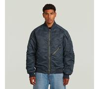 G-STAR GA-1 Padded Bomberjacke Dunkelblau L coated india ink D28332-D192-H420-L