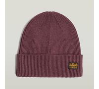 Beanie G-STAR "Geffo Long Beanie", Damen, maroon, Strick, Materialmix, Mützen, mit Umschlag (43739407-0) maroon