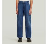 5-Pocket-Jeans G-STAR "Girls Bowey Extreme Cargo Loose Jeans", Mädchen, Gr. 14, medium, Obermaterial: 99% Baumwolle, 1% Elasthan, Jeans 5-Pocket-Jeans (55765433-14) medium