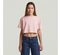 G-STAR Girls Boxy Cropped T-Shirt Pink 8 burnished lilac D29669-01-H872-8
