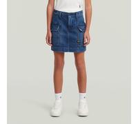 G-STAR Girls Cargo Minirock Mittelblau 10 MEDIUM D29166-01-J154-10