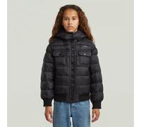 G-STAR Girls Hoodie Jacke Schwarz 14 dark black D29161-01-6484-14