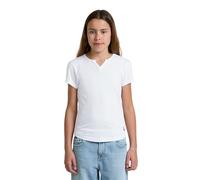 G-STAR Girls Micro Placket Slim T-Shirt Weiß 14 white D29719-01-110-14