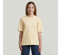 G-star D29751-01 Oversize Kurzarm-t-shirt 8 Jahre Dark Brick