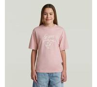 G-STAR Girls Oversized Top Pink 10 burnished lilac D29751-01-H872-10
