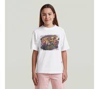 G-STAR Girls Oversized Top Weiß 12 white D29753-01-110-12