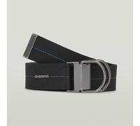 G-star Gloria Webbing Gürtel 90 cm Antic Silver/Osaka Blue / Army webbing r