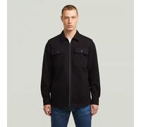 G-STAR GPO Zip Overshirt Schwarz XS dark black D25825-D200-6484-XS