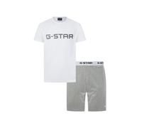 G-Star Grit Sleepwear Bright White/grey Marl Größe: M | Kurze Sporthosen Outlet | Herren | Weiß