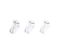 Kurzsocken G-STAR "GROVE, 3 PACK ANKLE SPORTS SOCKS", Damen, Gr. 44-47, hellweiß, Baumwollmischung, unifarben, Socken, mit Logo-Jacquard (92690168-44) hellweiß