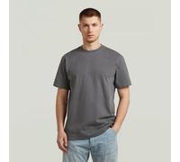 T-Shirt G-STAR "GS-01 Washed T-Shirt", Herren, Gr. XL, dk schwarz gd, Obermaterial: 100% Baumwolle, Shirts T-Shirt (53232167-XL) dk schwarz gd