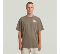 G-STAR HB Badge Relaxed T-Shirt Braun L turf D28606-E385-273-L