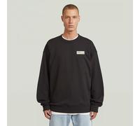 G-STAR HB Badge Sweatshirt Schwarz M dark black D28660-E209-6484-M