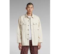 G-Star Hemdjacke in Creme - Größe L | Herrenjacken