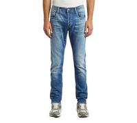 Slim-fit-Jeans G-STAR "3301 Slim", Herren, Gr. 31, Länge 30, lt vintage aged, Denim/Jeans, Obermaterial: 92% Baumwolle, 7% Elastomultiester, 1% Elasthan, slim fit lang, Jeans Slim-fit-Jeans, mit tolle