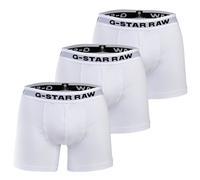 G-STAR RAW Herren Boxershorts, 3er Pack - Boxer Briefs, Cotton Stretch Weiß M