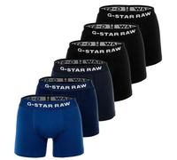 G-STAR Herren Boxershorts, 6er Pack - Boxer Briefs, Cotton Stretch Schwarz/Blau 2XL
