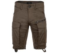 G-STAR Herren Cargoshorts - Rovic Zip Regular Short, kurz, Premium Mico Stretch, einfarbig 30W Grau