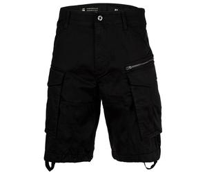 G-STAR Herren Cargoshorts - Rovic Zip Relaxed 1/2 , kurz, Premium Mico Stretch, einfarbig 30W Schwarz