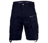 G-STAR Herren Cargoshorts - Rovic Zip Relaxed 1/2 , kurz, Premium Mico Stretch, einfarbig 31W Blau