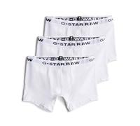G-Star Herren Boxer-Shorts 3 Pack, Weiß (White/White/White D23771-D516-6008), S